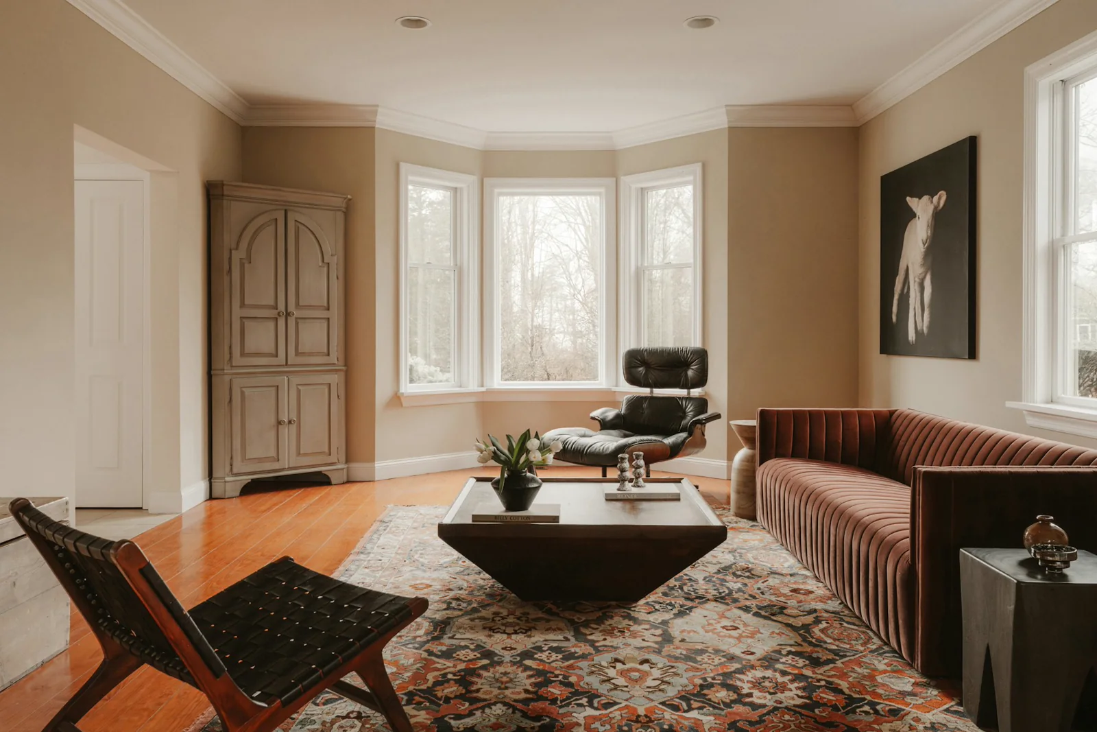 Living room after